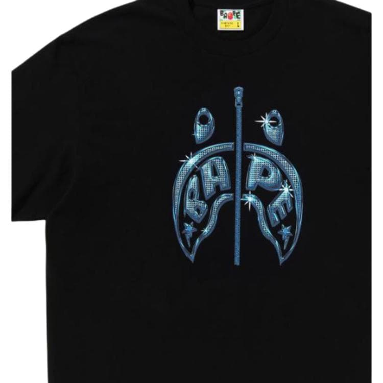Футболка A BATHING APE X Shark T-Shirt Мужская Черная - изображение 6