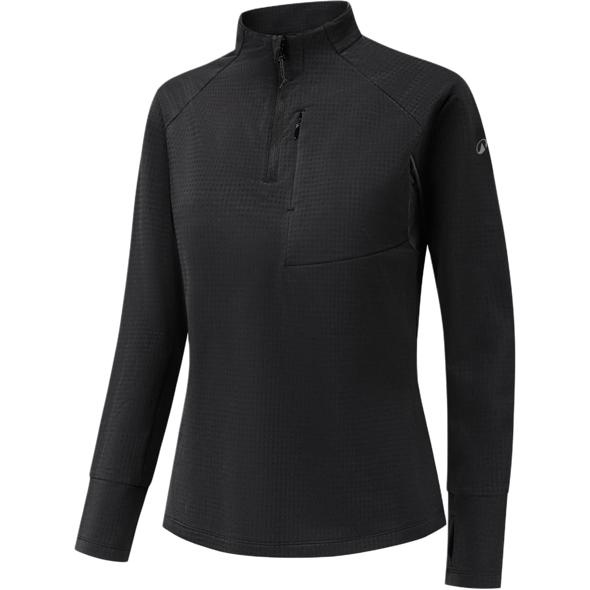 Футболка DECATHLON MH500 Дымчатый Черный Женские T-рубашки - изображение 1