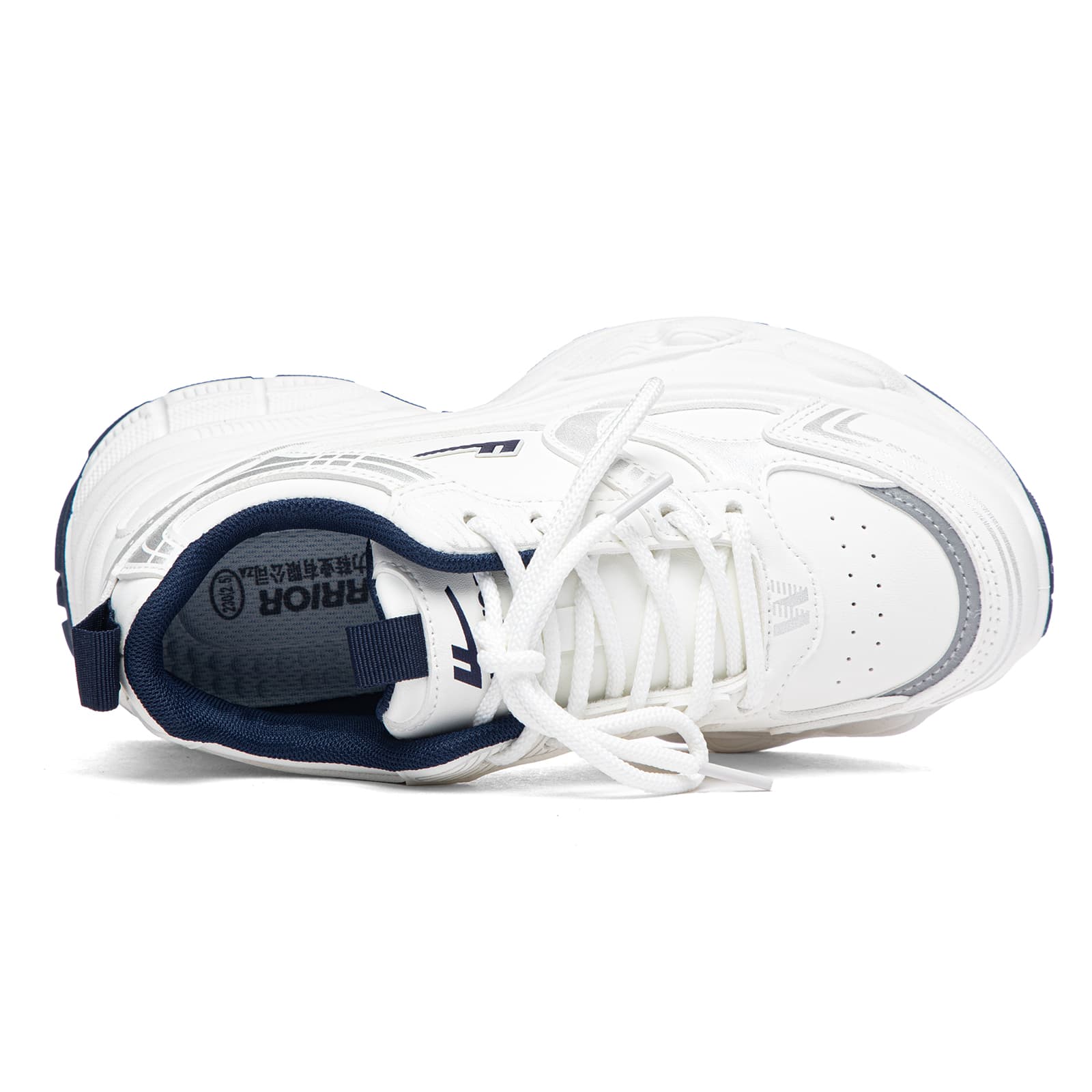 Кроссовки WARRIOR массивные кроссовки Low Top Белый Темно-Синий Женские - изображение 5