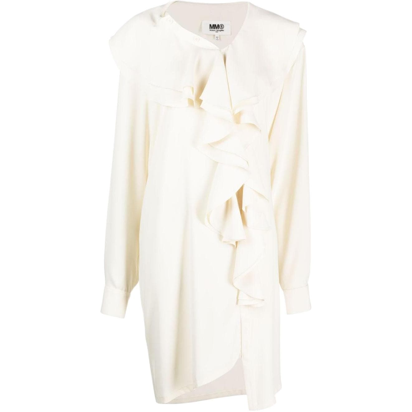 Платье MM6 Maison Margiela Длинное платье с длинными рукавами для женщин - изображение 1