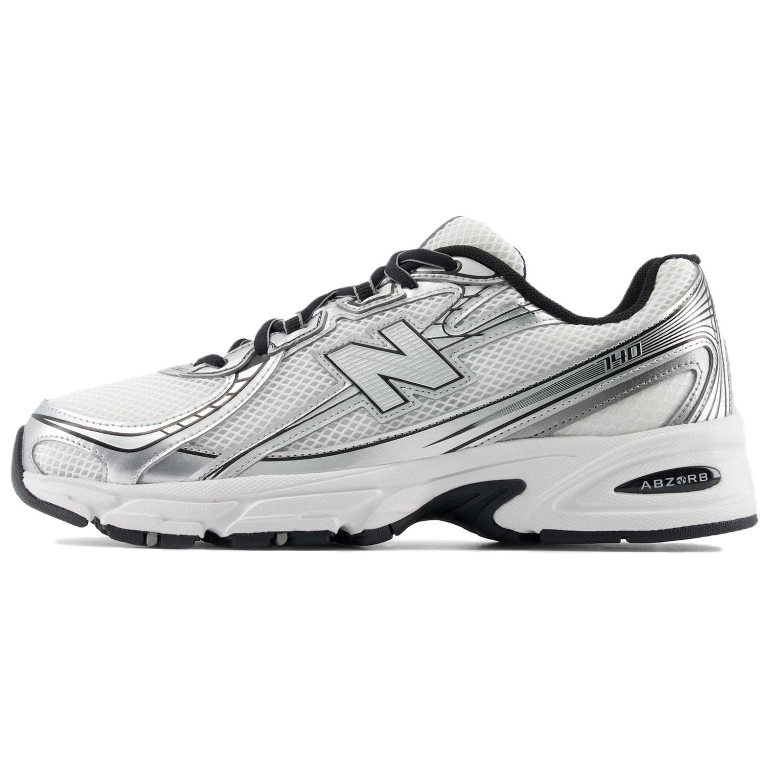 Кроссовки New Balance NB 740 массивные кроссовки низкий топ белый серебряный унисекс - изображение 1