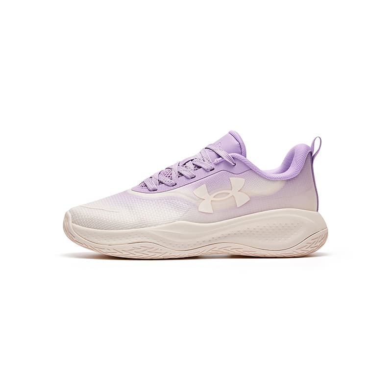 Кроссовки для баскетбола Under Armour Running Collection Детские баскетбольные кроссовки Low Топ Фиолетовый Kids - изображение 1