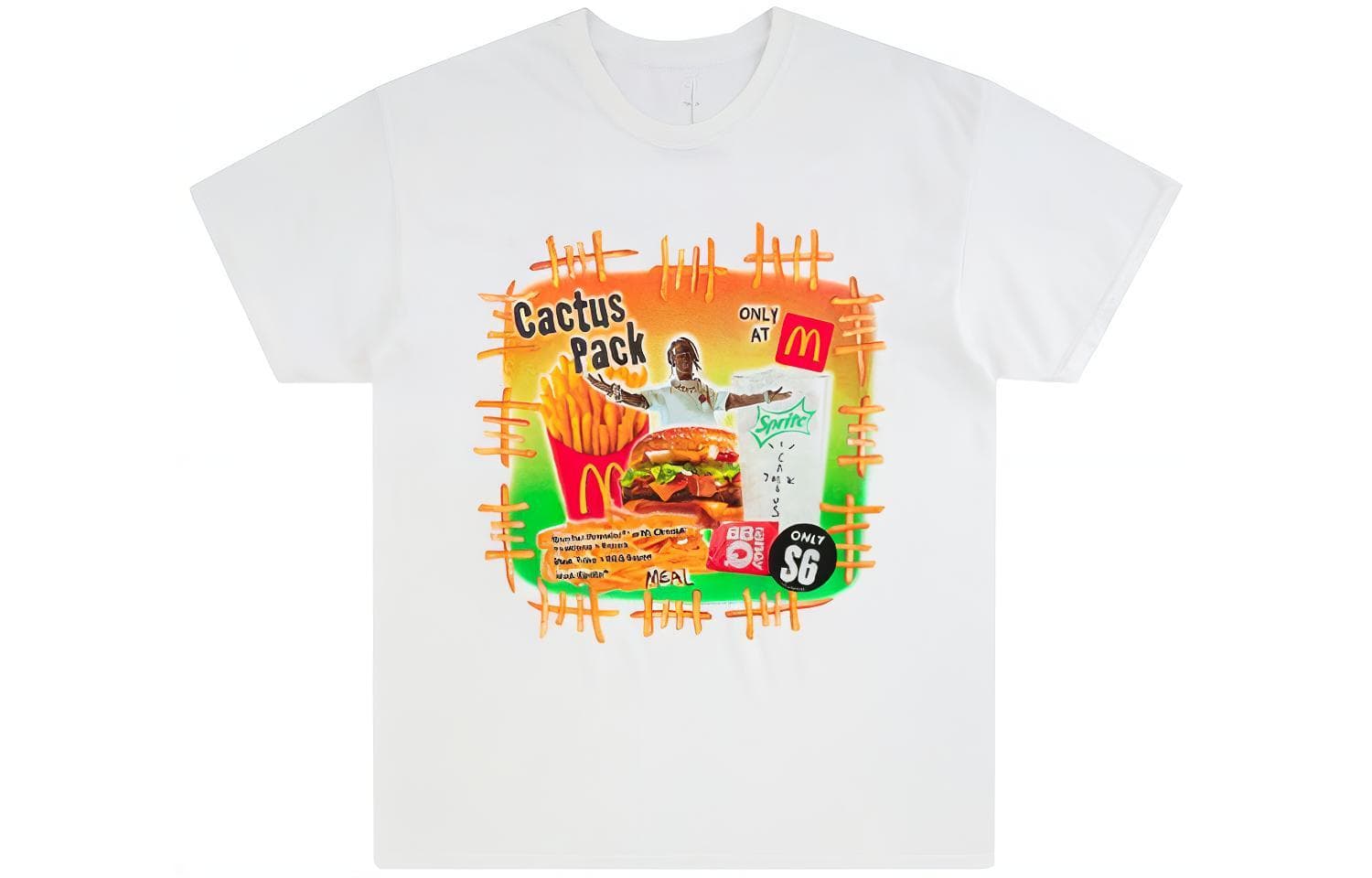 Футболка Travis Scott Cactus Jack Vintage Bootleg Tee T - изображение 1