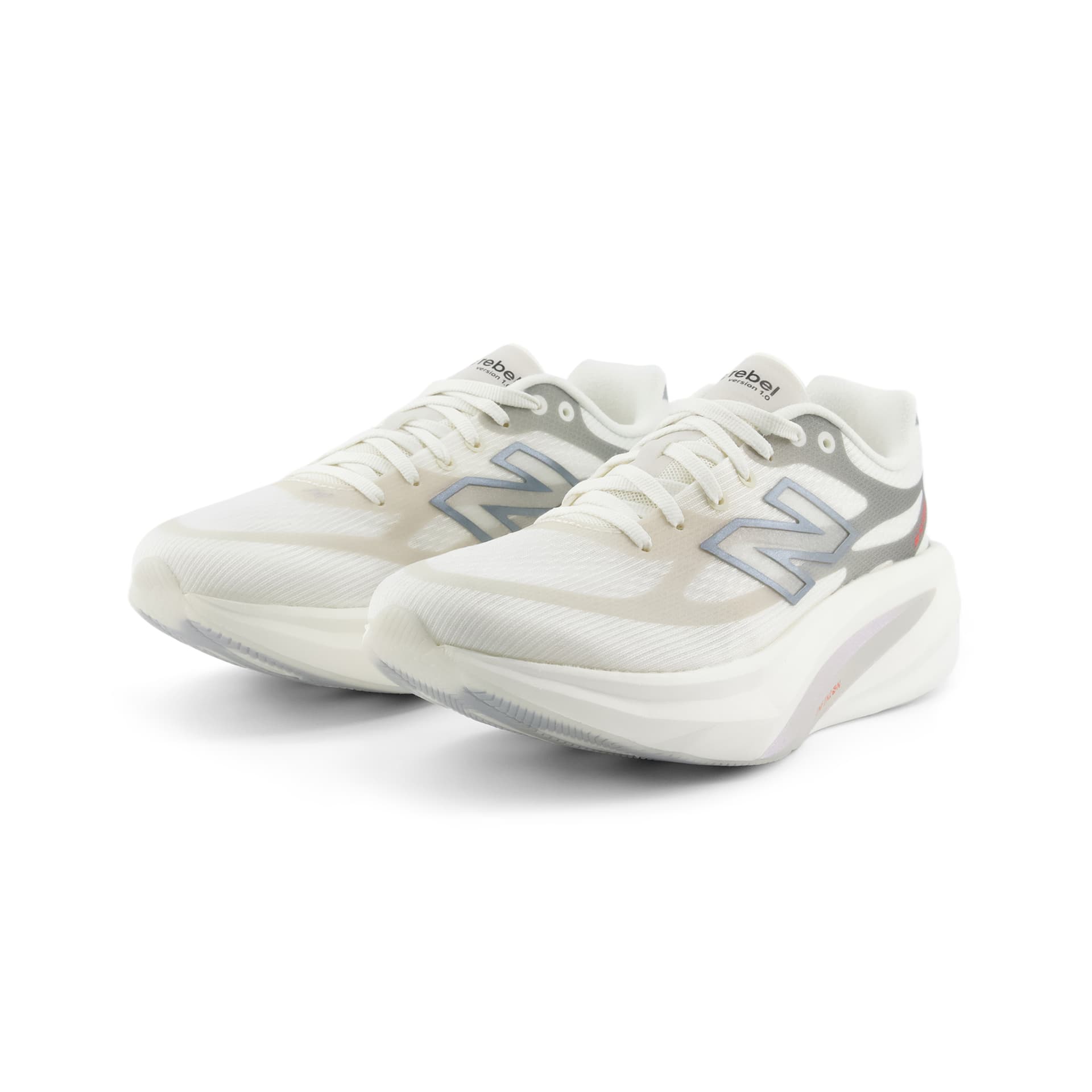 Кроссовки для бега New Balance FuelCell SuperComp Rebel Беговые кроссовки Низкий Топ Светлый Бежевый Белый Женские - изображение 3