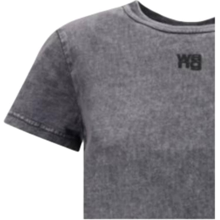 Футболка Alexander Wang Серые Женские T-рубашки - изображение 3