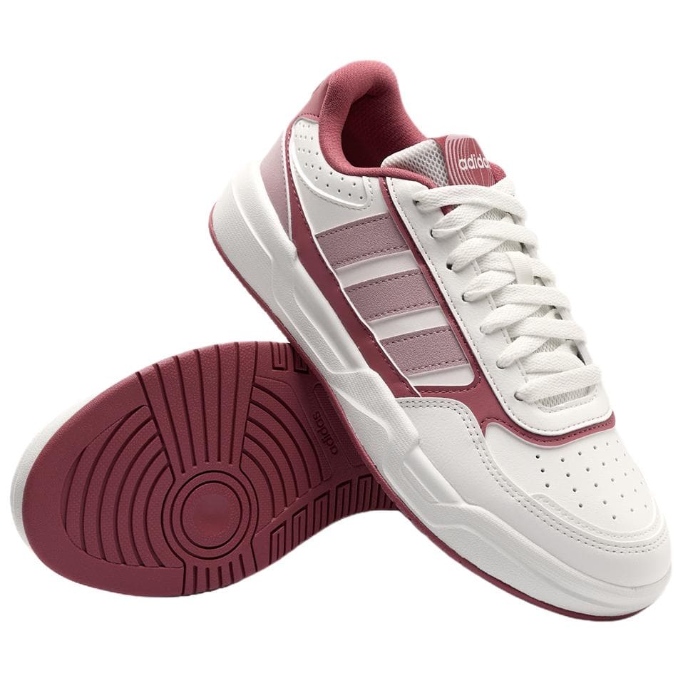 Кроссовки Adidas Lite Baller 1,5 Кеды для скейтбординга Low Топ Белый Малиново-розовый Женские - изображение 8