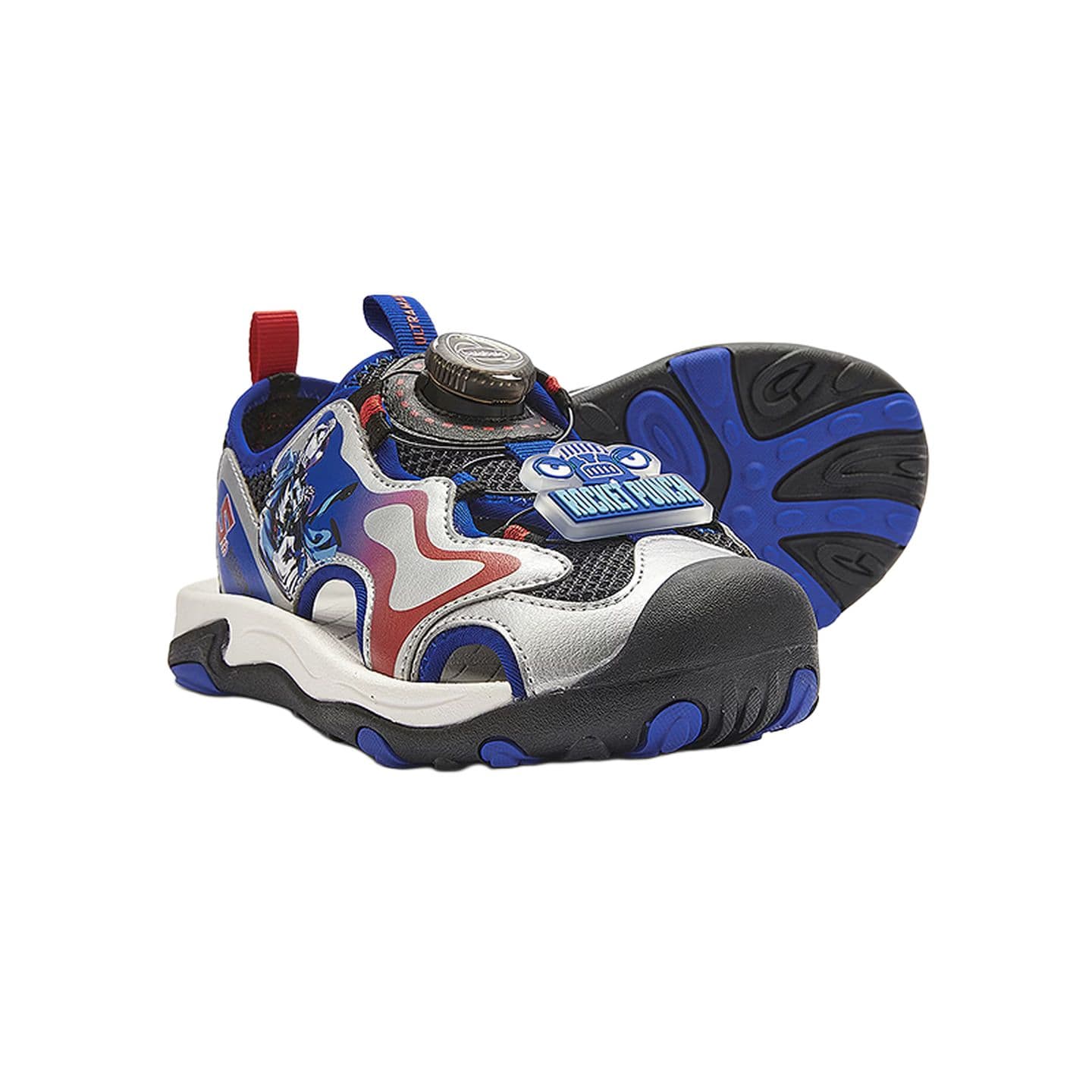 Сандалии BALABALA Детские сандалии Low Top Черный Синий Тон 00398 Kids - изображение 2