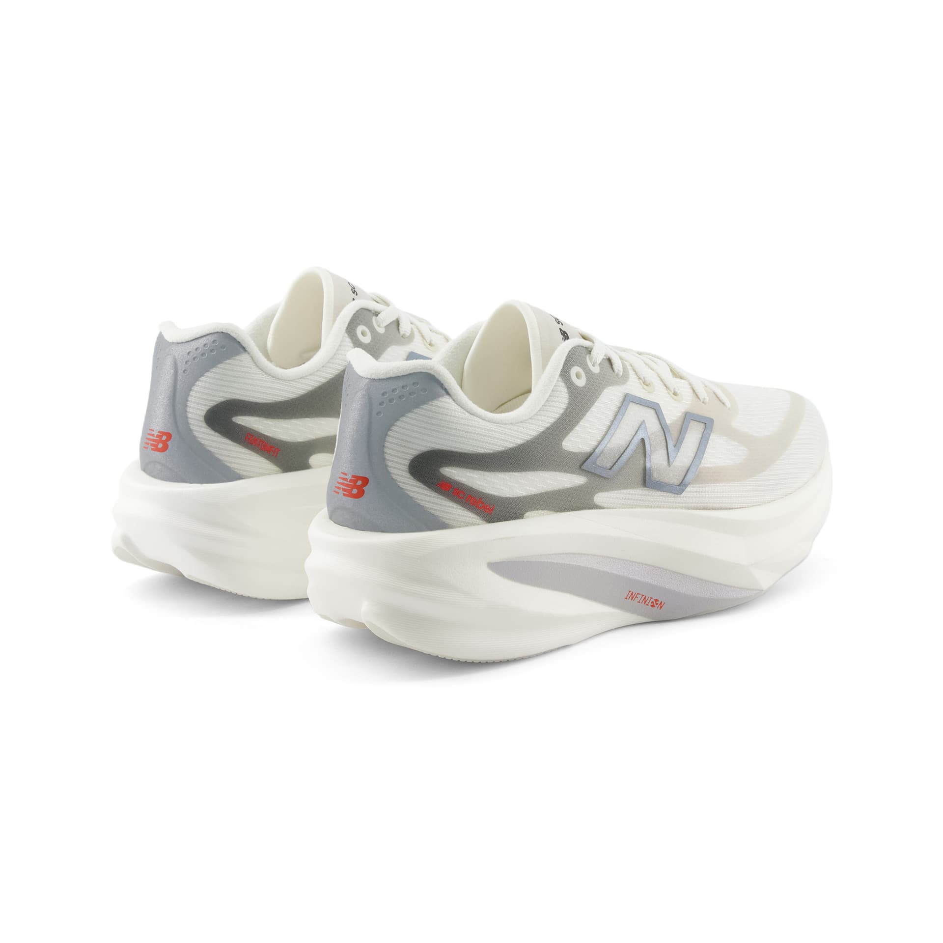 Кроссовки для бега New Balance FuelCell SuperComp Rebel Беговые кроссовки Низкий Топ Светлый Бежевый Белый Женские - изображение 4