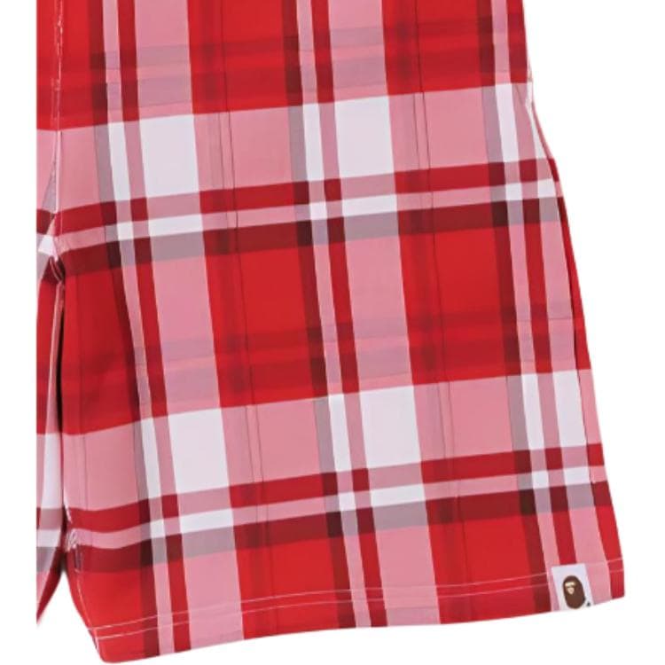 Шорты BAPE Check Gift Sweat Shorts - изображение 7