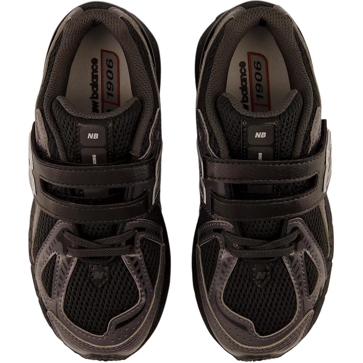 Кроссовки New Balance 1906 Детские беговые кроссовки Low Топ Черный Kids - изображение 4