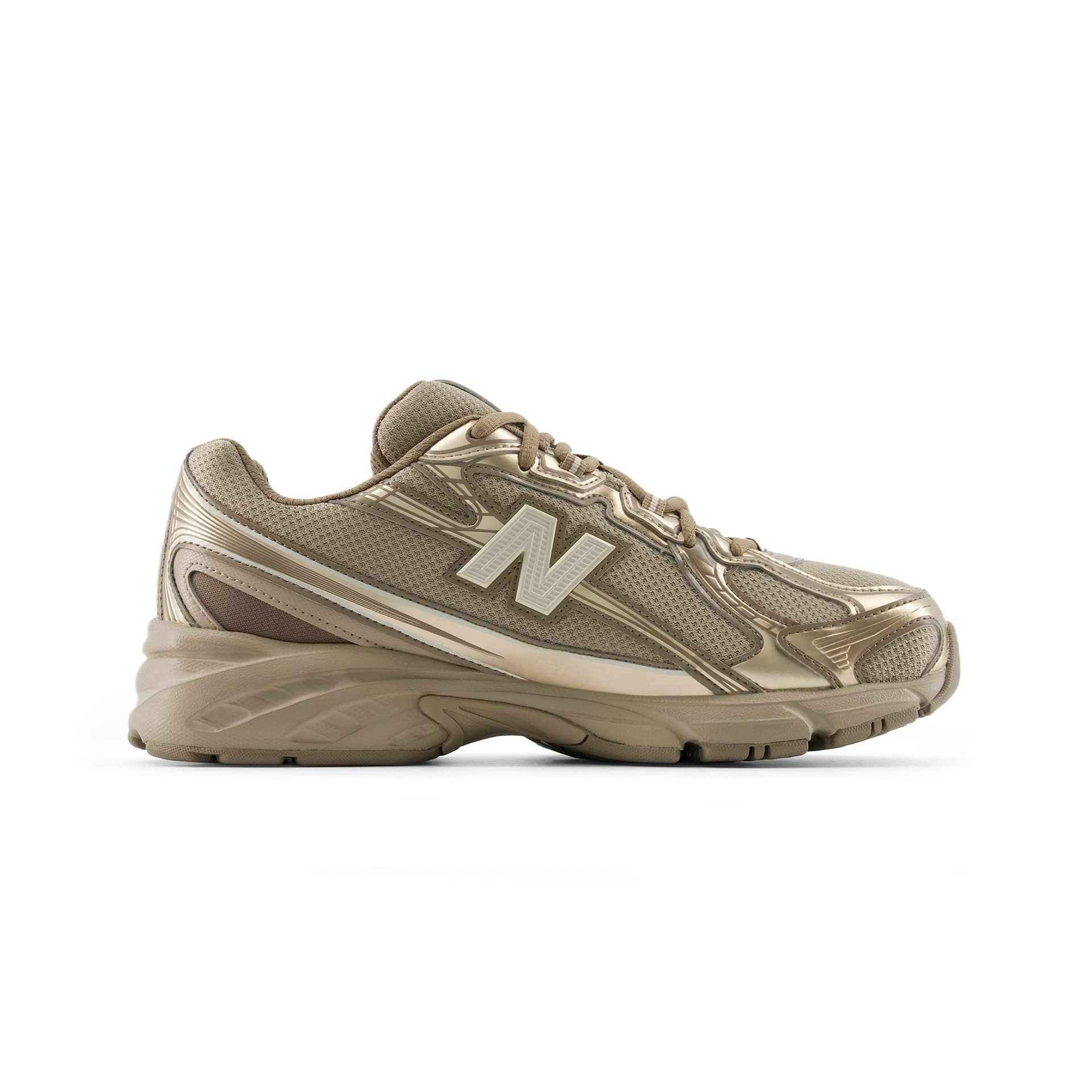 Кроссовки New Balance NB 740 Массивные кроссовки MID Топ Шампанское Унисекс - изображение 2