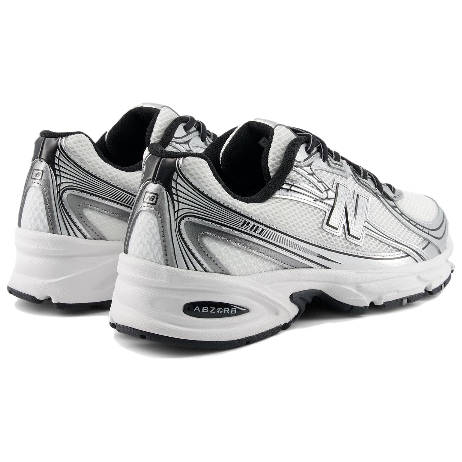 Кроссовки New Balance NB 740 массивные кроссовки низкий топ белый серебряный унисекс - изображение 4