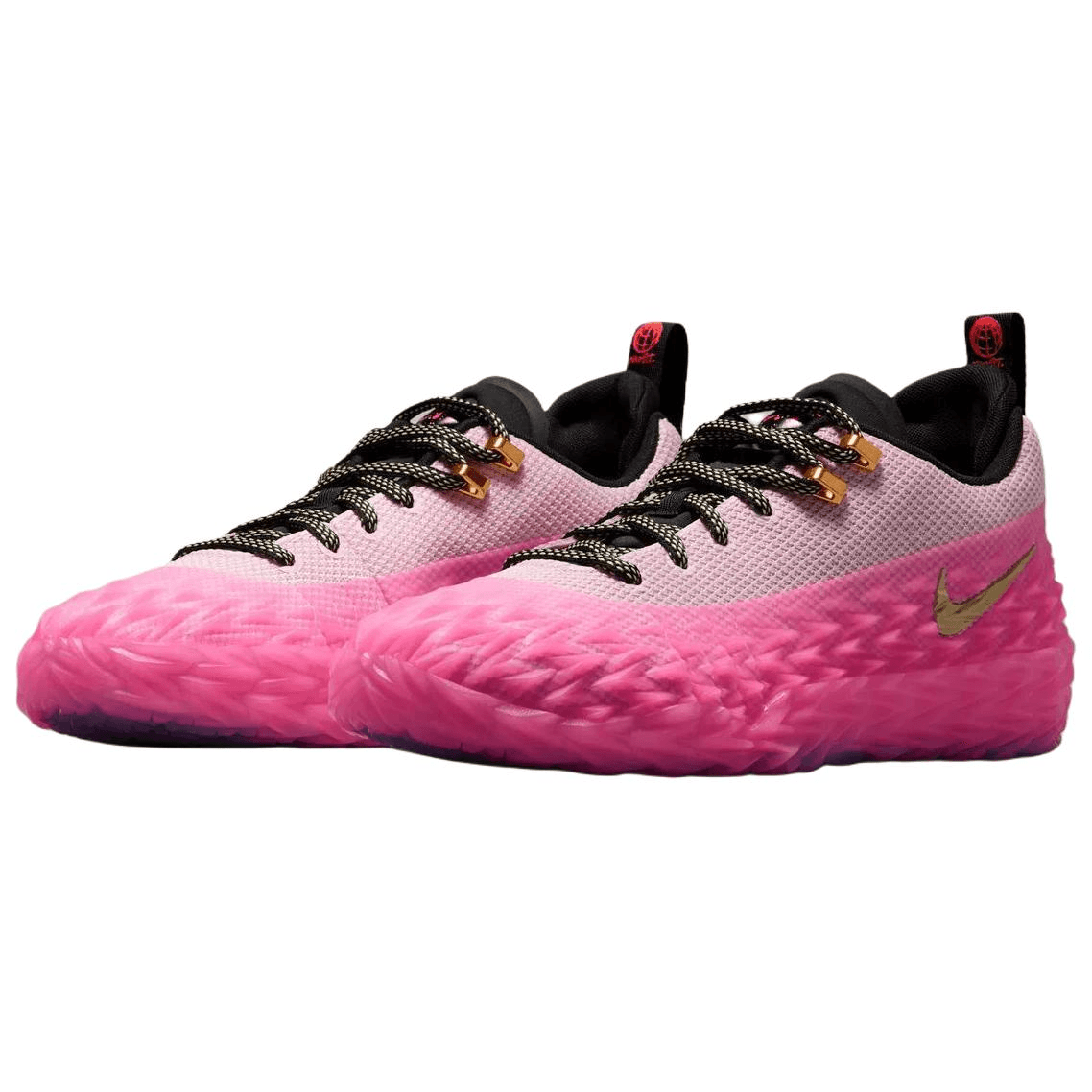 Кроссовки для баскетбола Nike S.T. Charge Баскетбольные кроссовки Низкие Топ Розовый цвет пены Унисекс - изображение 3