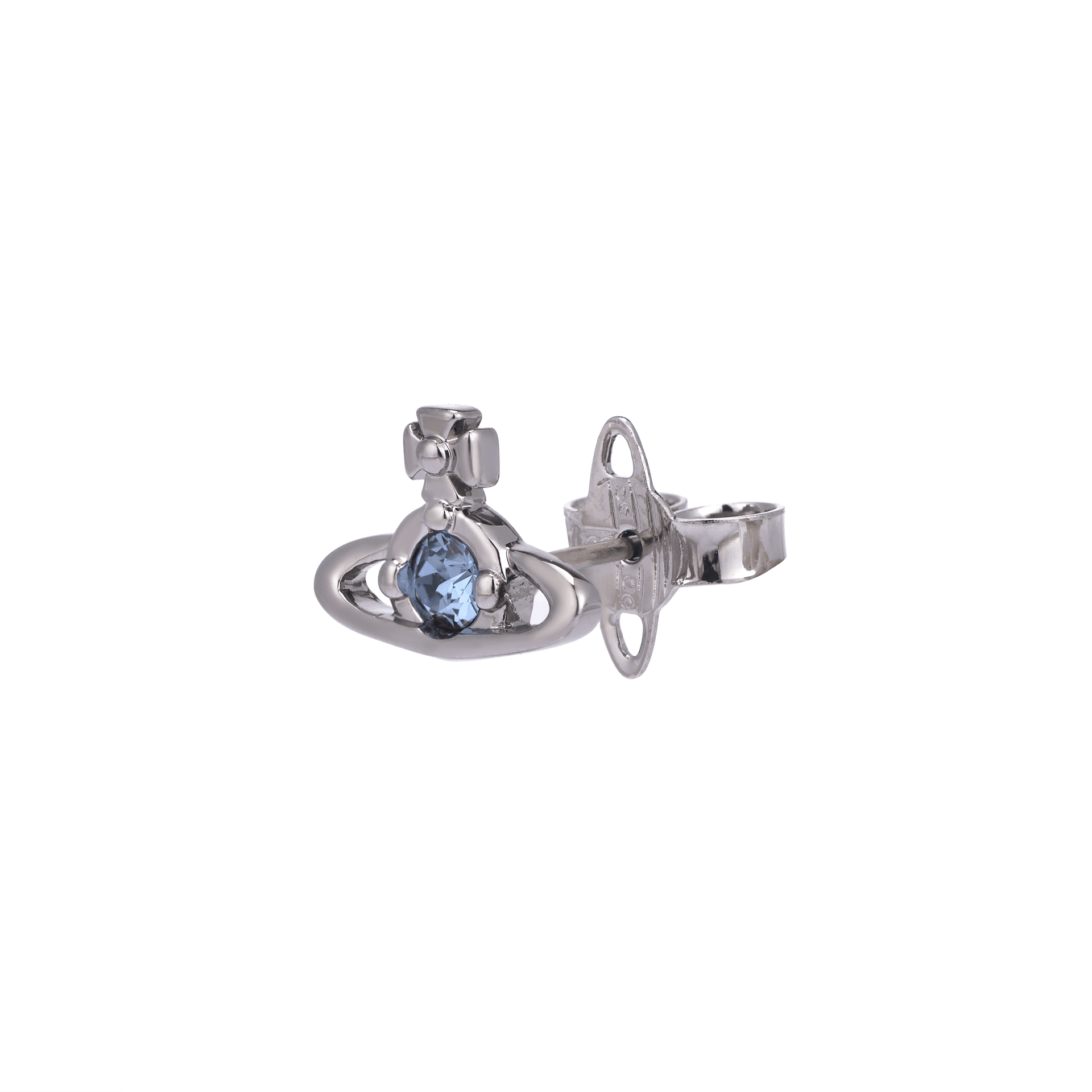 Серьги Вивьен Вествуд Nano Solitaire Brass Stud Серьги Женские - изображение 3