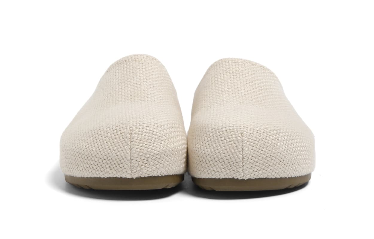 Сандалии HUANQIU Закрытые тапочки бежевые женские - изображение 5
