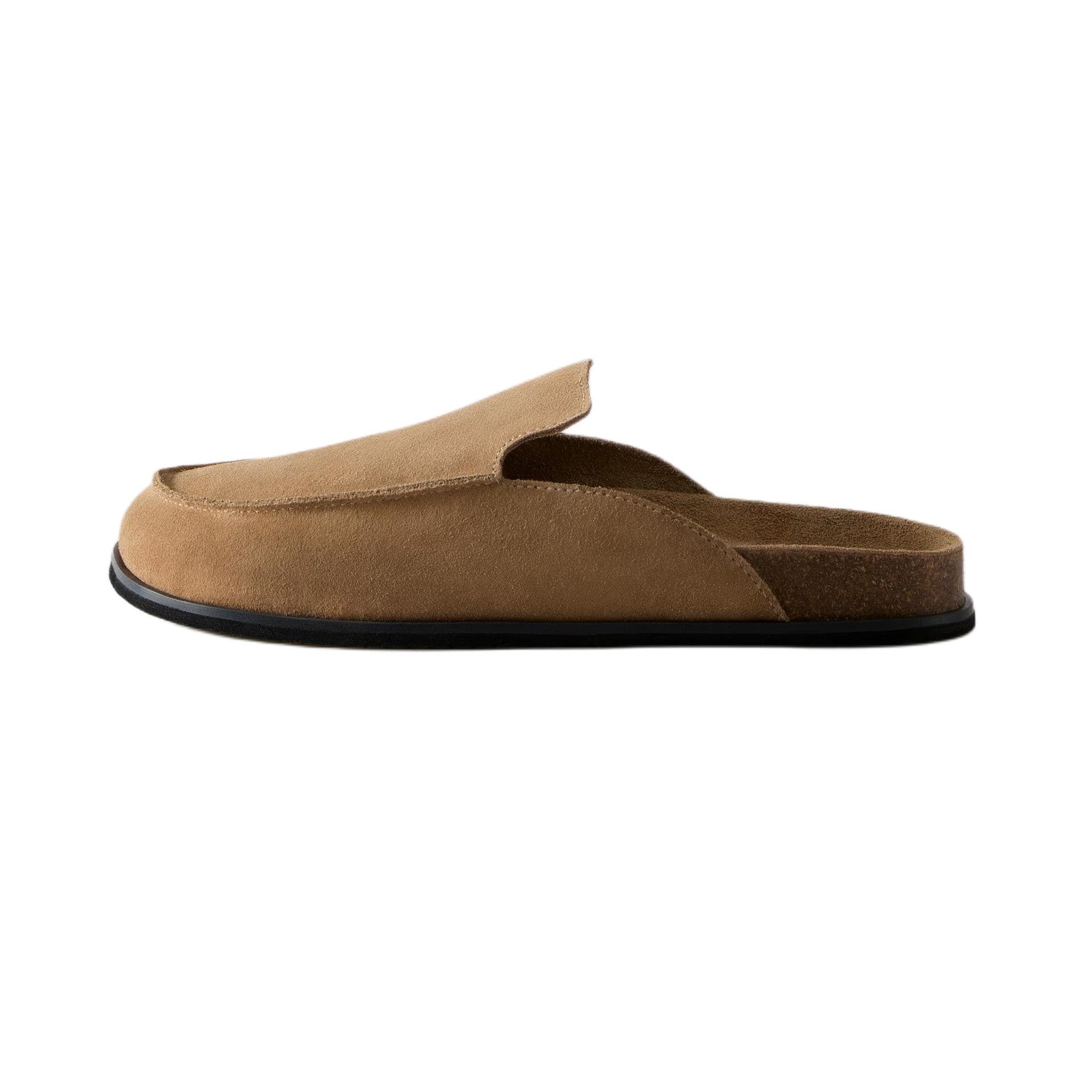 Сандалии ZARA Closed Slippers Taupe Women's - изображение 1