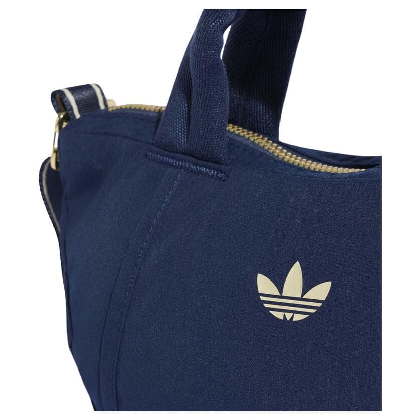 Сумка Adidas Originals Ткань Сумка-круассан Через плечо Сумки Мини-версия Женские Темный индиго - изображение 5