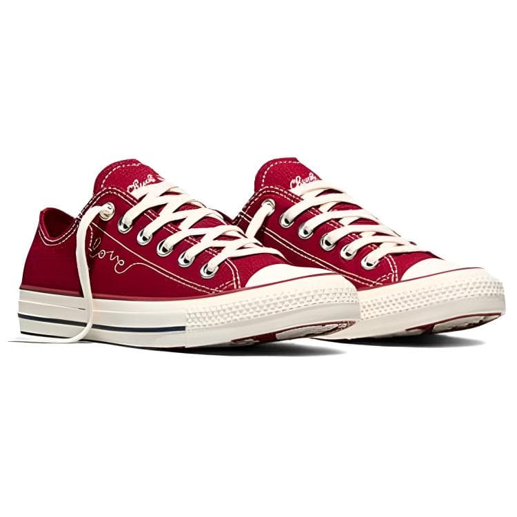 Кеды Конверс All Star Low Топ Кеды Унисекс Красный - изображение 3