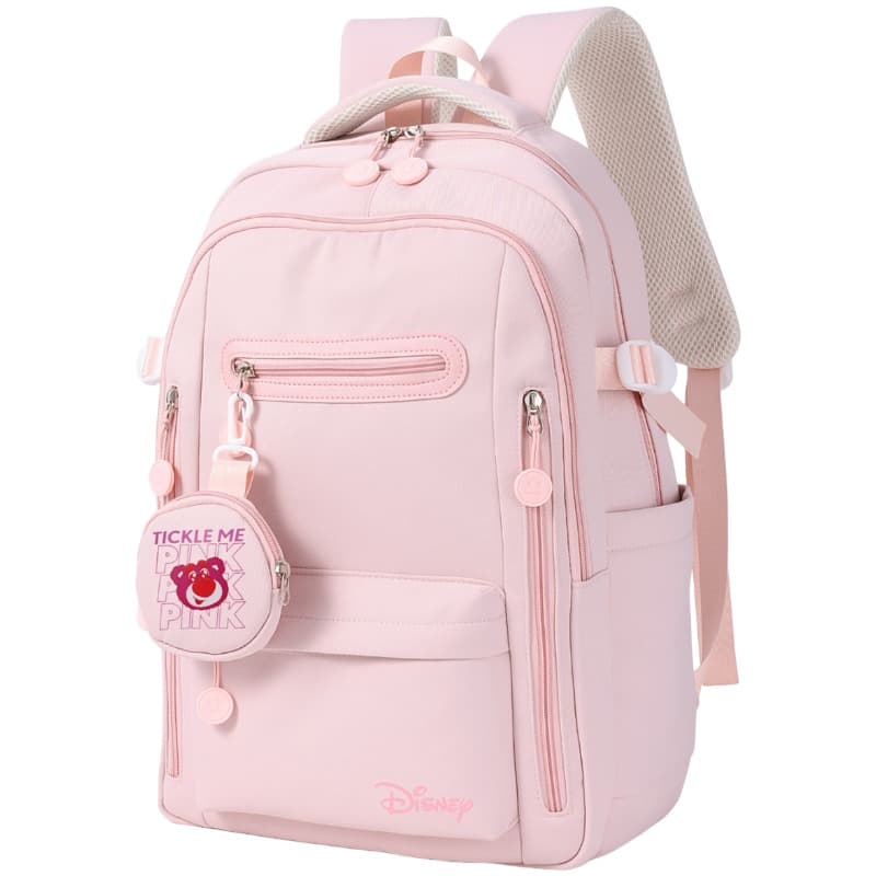 Рюкзак Disney Strawberry Bear Series Рюкзаки Светло-розовый (Брелок включен) Женские - изображение 1