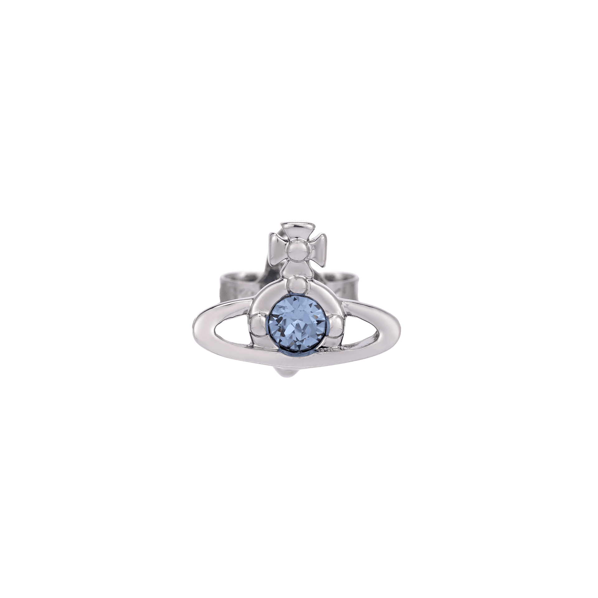 Серьги Вивьен Вествуд Nano Solitaire Brass Stud Серьги Женские - изображение 2