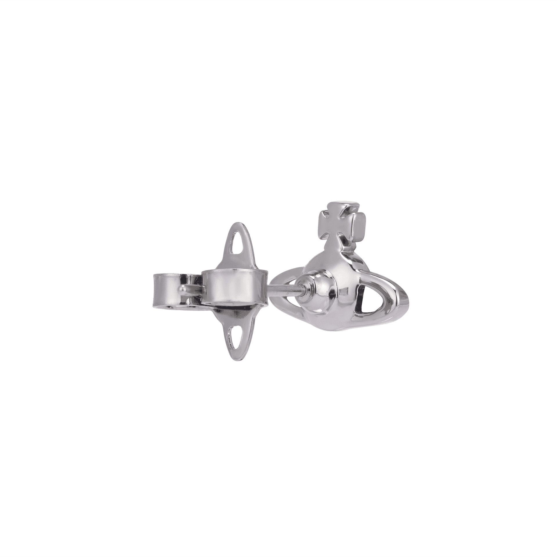 Серьги Вивьен Вествуд Nano Solitaire Brass Stud Серьги Женские - изображение 4
