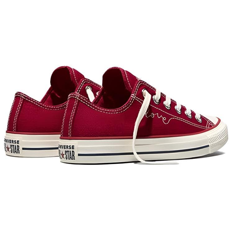 Кеды Конверс All Star Low Топ Кеды Унисекс Красный - изображение 5