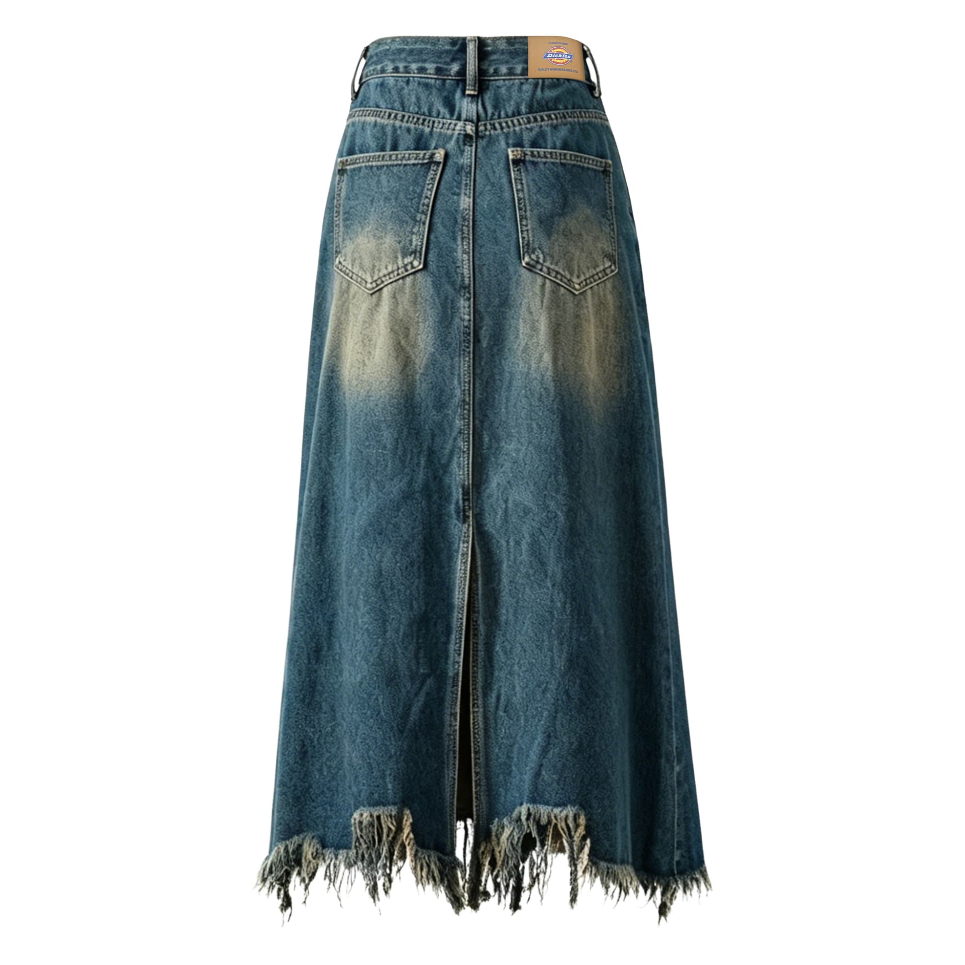 Dickies Blue Женские Джинсовые Длинные Юбки - изображение 2