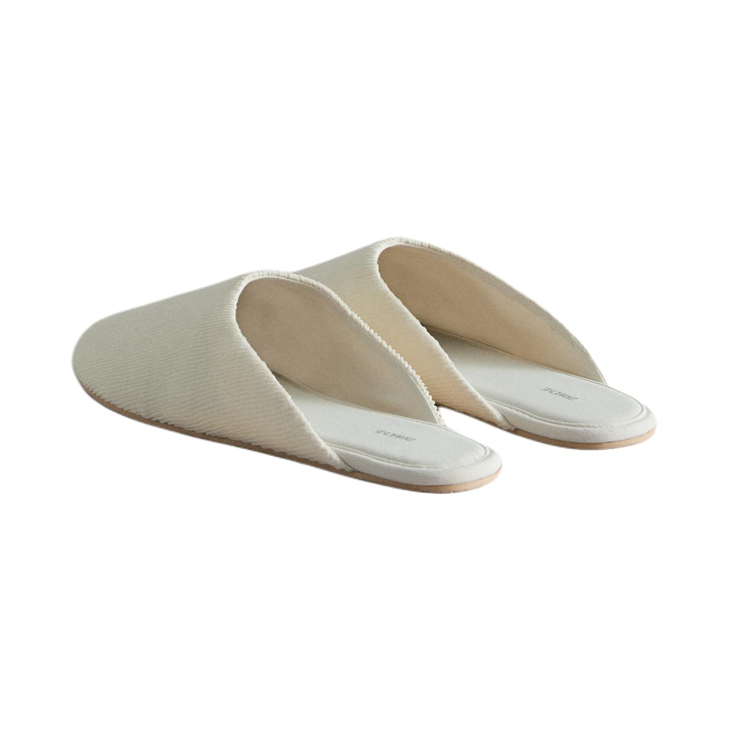 Сандалии ZARA Closed Slippers Beige Women's - изображение 2