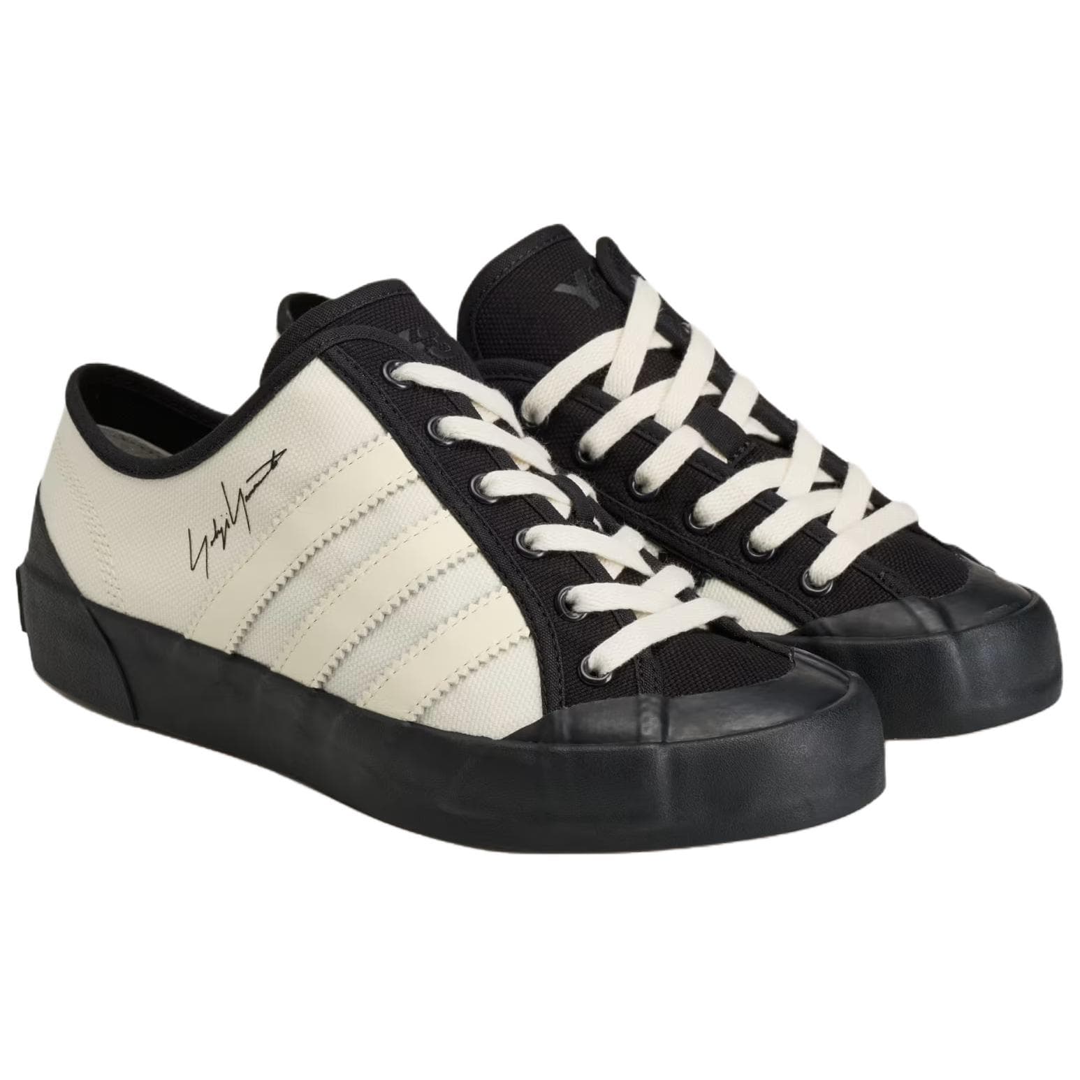 Кроссовки Y 3 Skate Shoes Low Top Черный Белый Унисекс - изображение 4