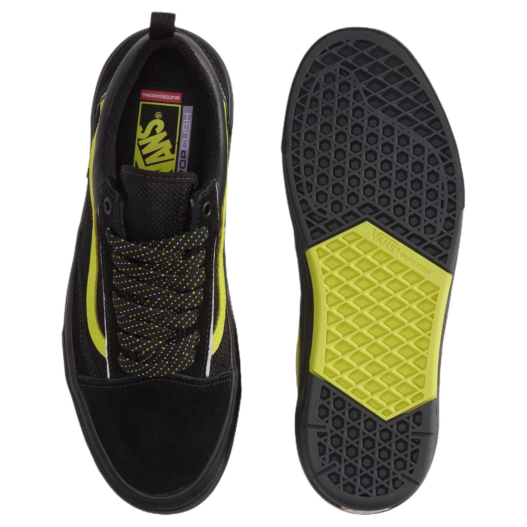 Кроссовки Vans Skate Old Skool Кеды для скейтбординга Low Топ Черный Унисекс - изображение 4