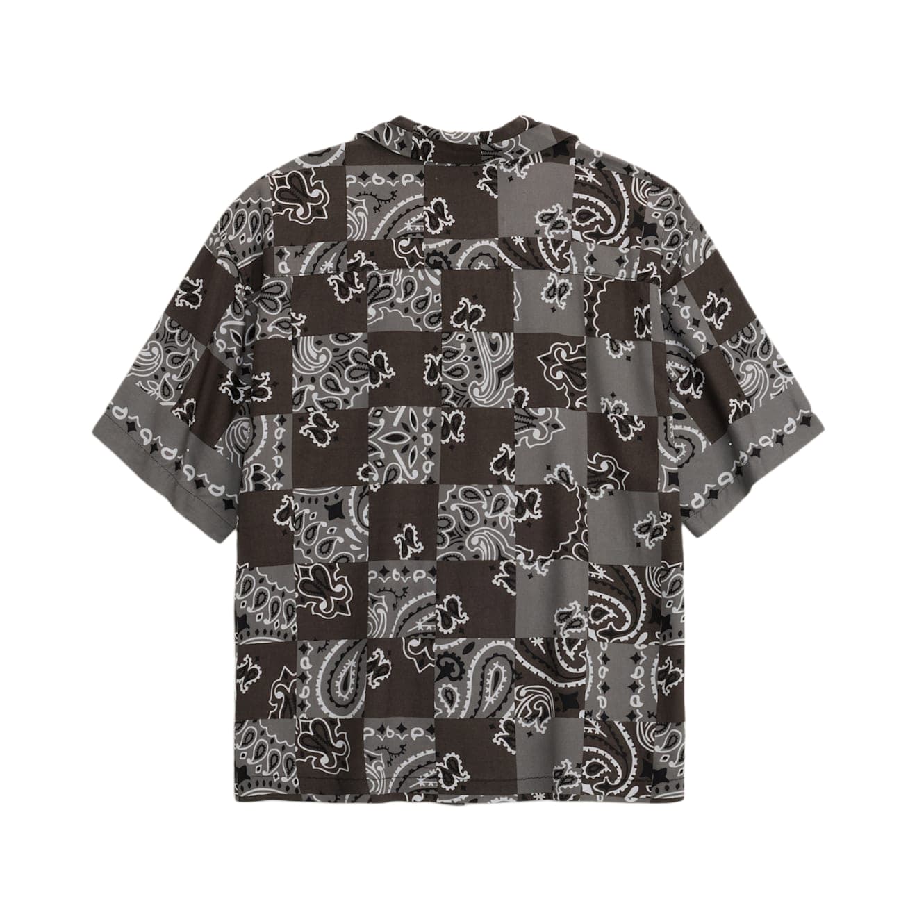 Рубашка VANS Paisley Check Выцветший Черный Унисекс Рубашки - изображение 2