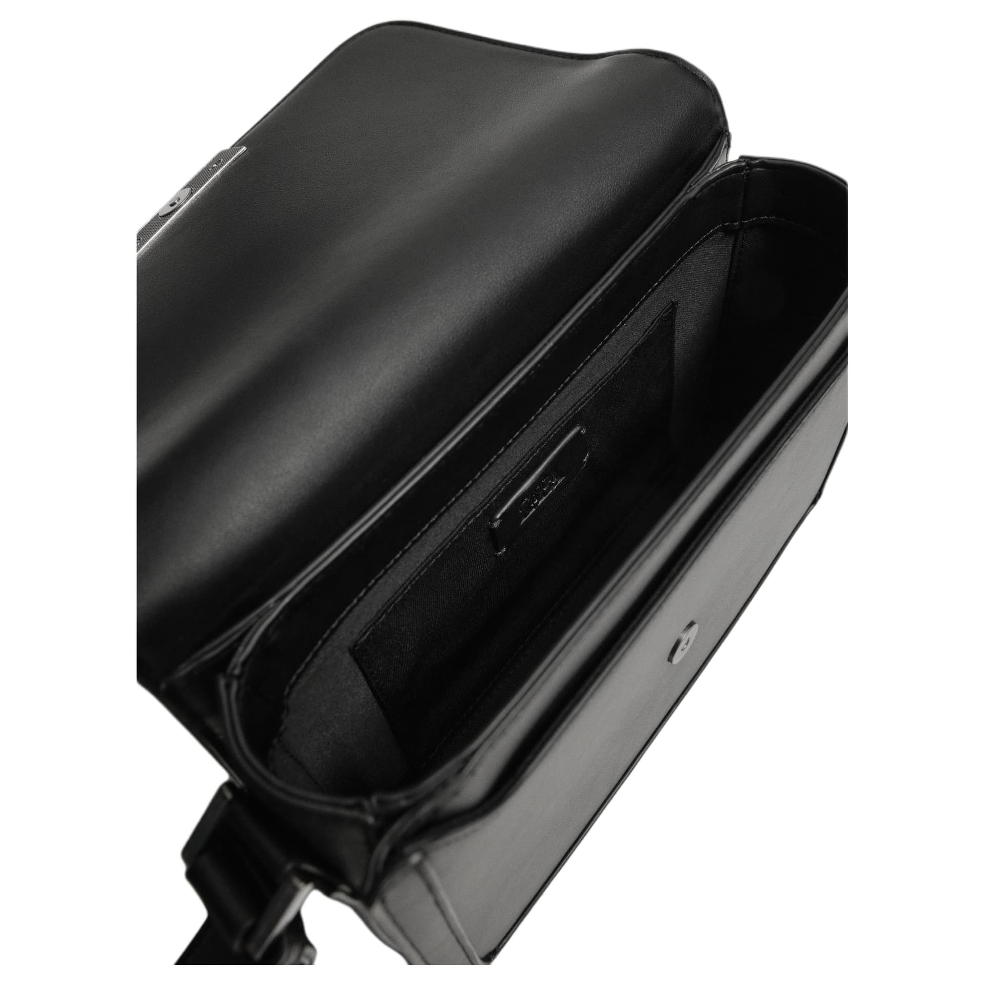 Сумка через плечо ZARA Crossbody Bag Black Women's - изображение 4