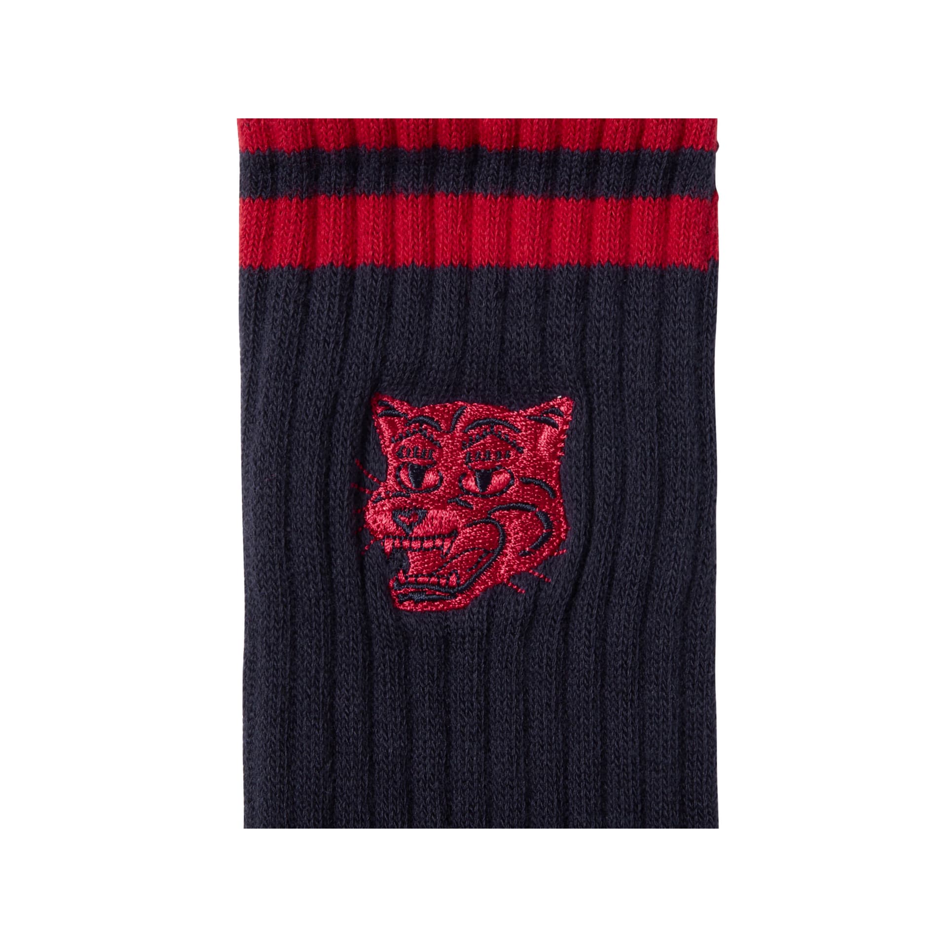 Носки Onitsuka Tiger Темно-синие Красные 1 упаковка Унисекс Носки Crew - изображение 3