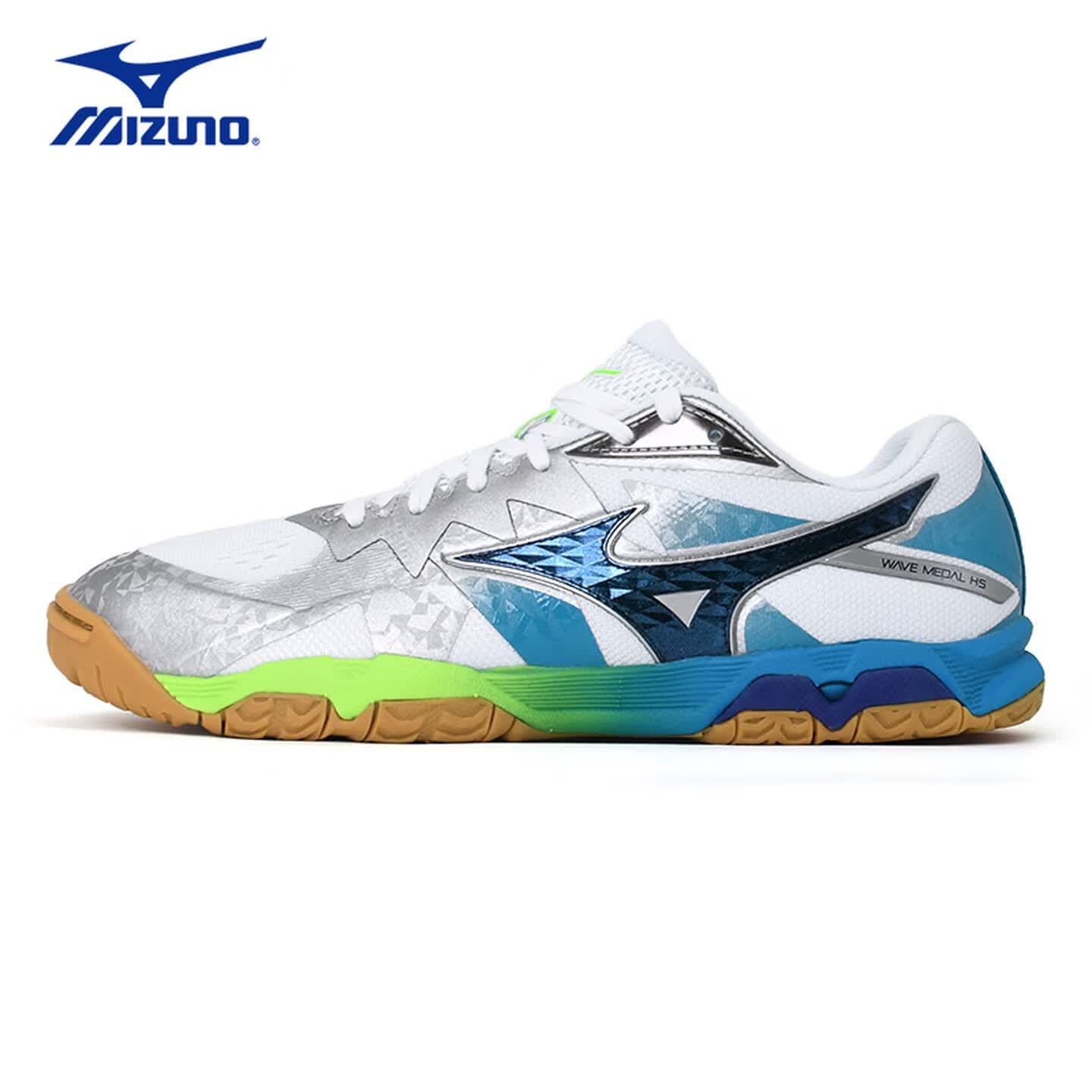 Кроссовки Mizuno Wave Medal Обувь для настольного тенниса Низкий Топ 81GA267777 Белый Синий Унисекс - изображение 1