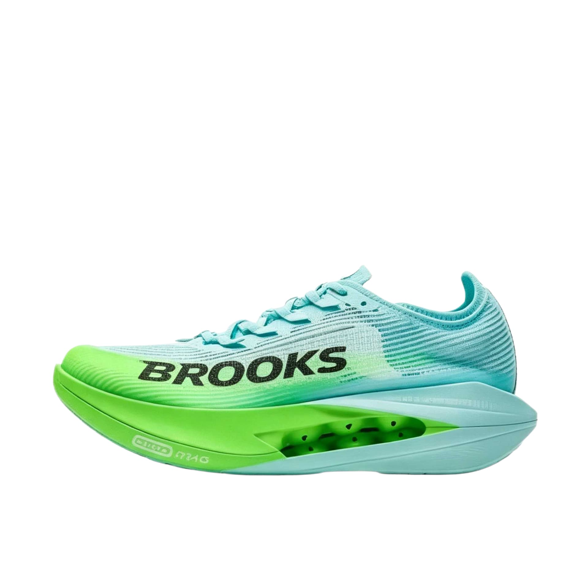 Кроссовки для бега BROOKS Hyperion Elite Беговые кроссовки Low Цилиндр С Черным Зеленым Ящерица Унисекс - изображение 1
