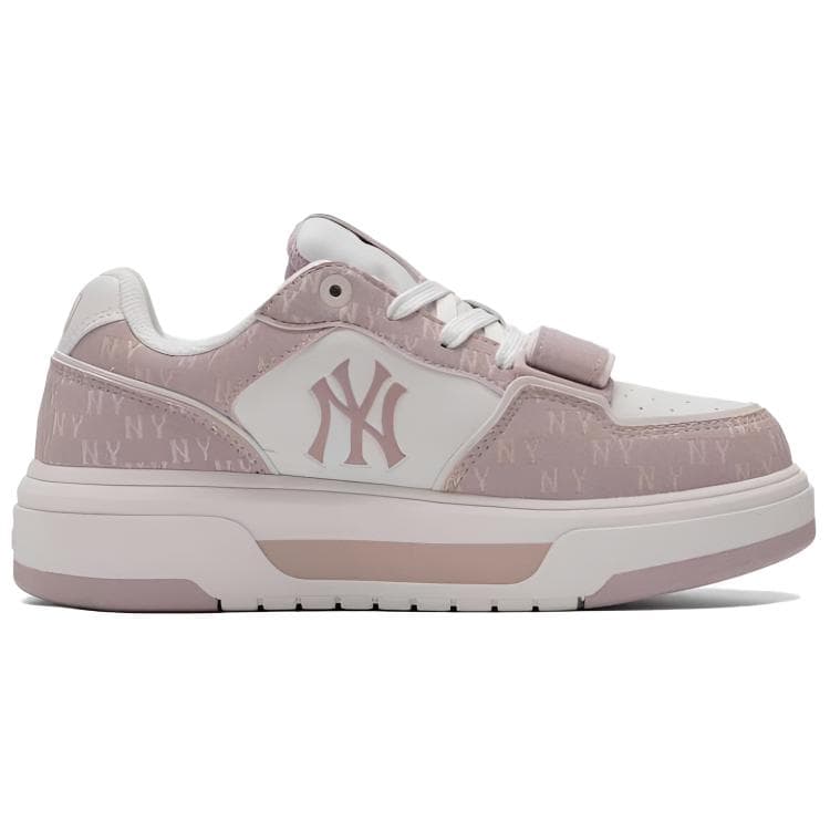 Кроссовки MLB New York Yankees Skate Shoes Low Top Dark Pink Standard White Unisex MLB Нью-Йорк Янкиз Скейтборд Кроссовки Низкие Топ Темно-розовый Стандартный Белый Унисекс - изображение 2