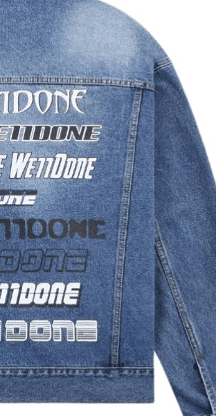 Джинсовая куртка WE11DONE SS23 Logo - изображение 4