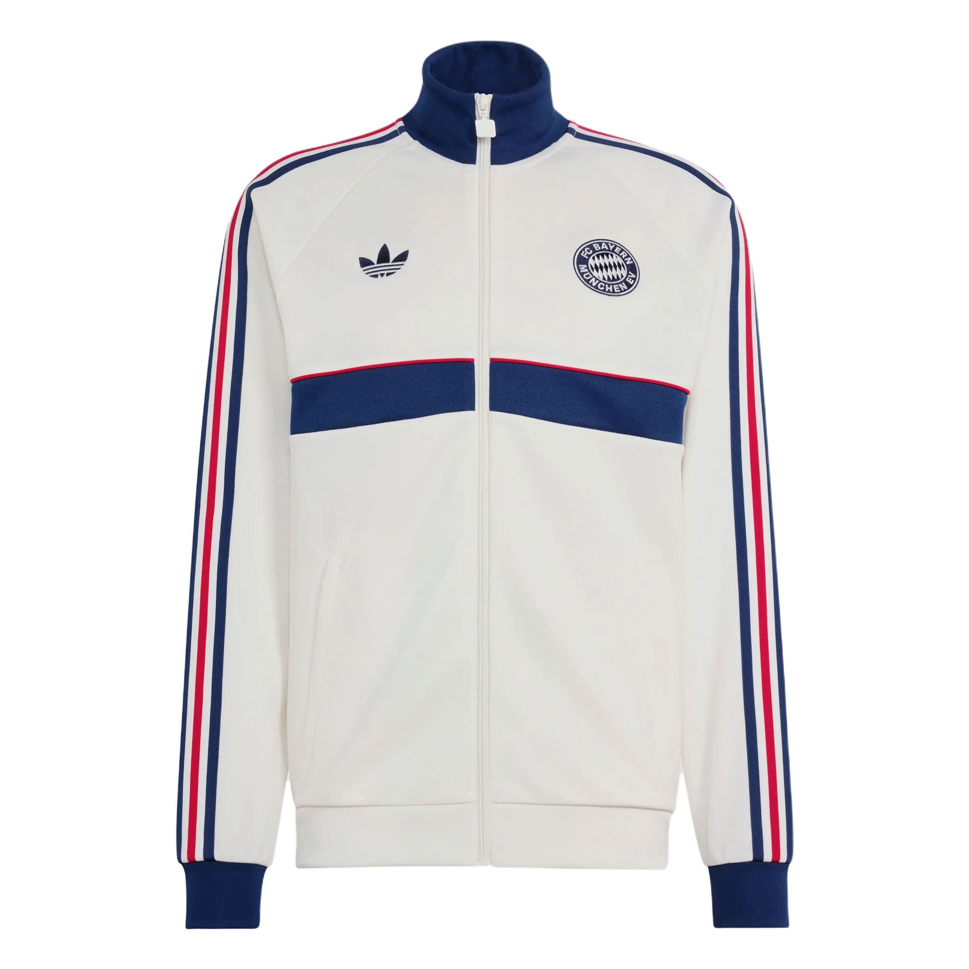 Куртка Adidas Originals Bright White Dark Indigo Мужские Куртки - изображение 1