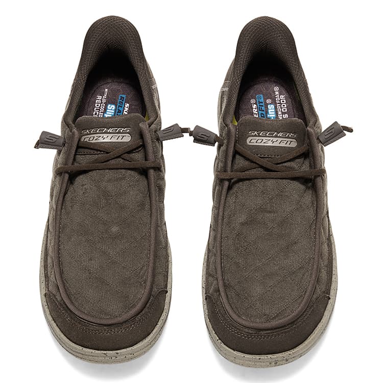 Skechers Melson Мокасины Low Топ Хаки коричневый Мужской - изображение 3