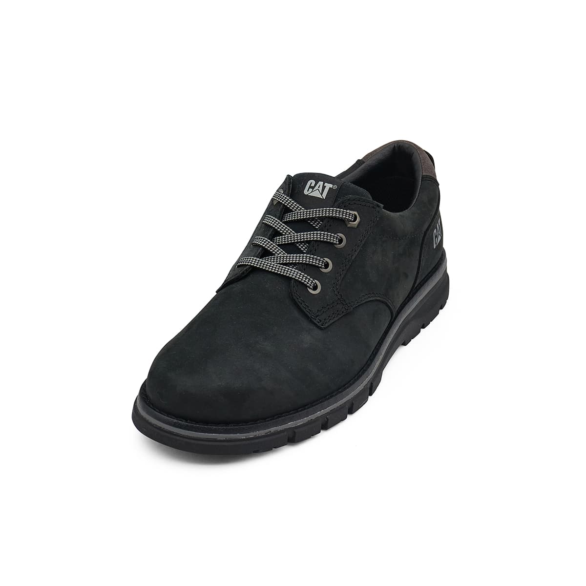 CAT Повседневные кожаные туфли Low Top Черные Мужские - изображение 2