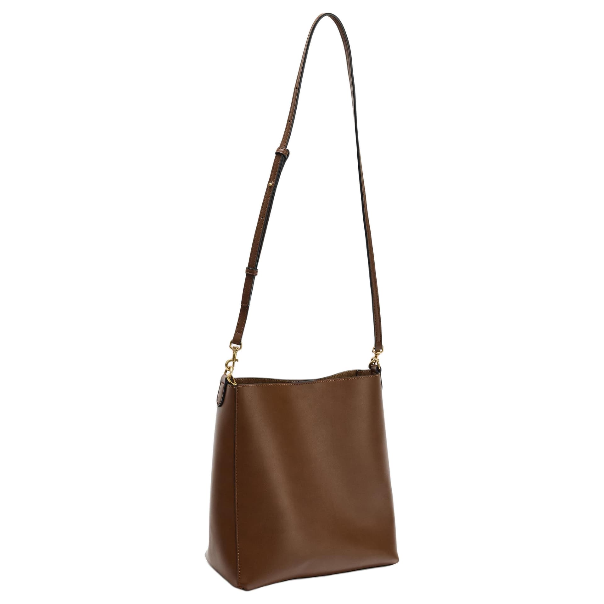 Сумка через плечо ZARA Crossbody сумки Темно-коричневый Желтый Женский - изображение 2