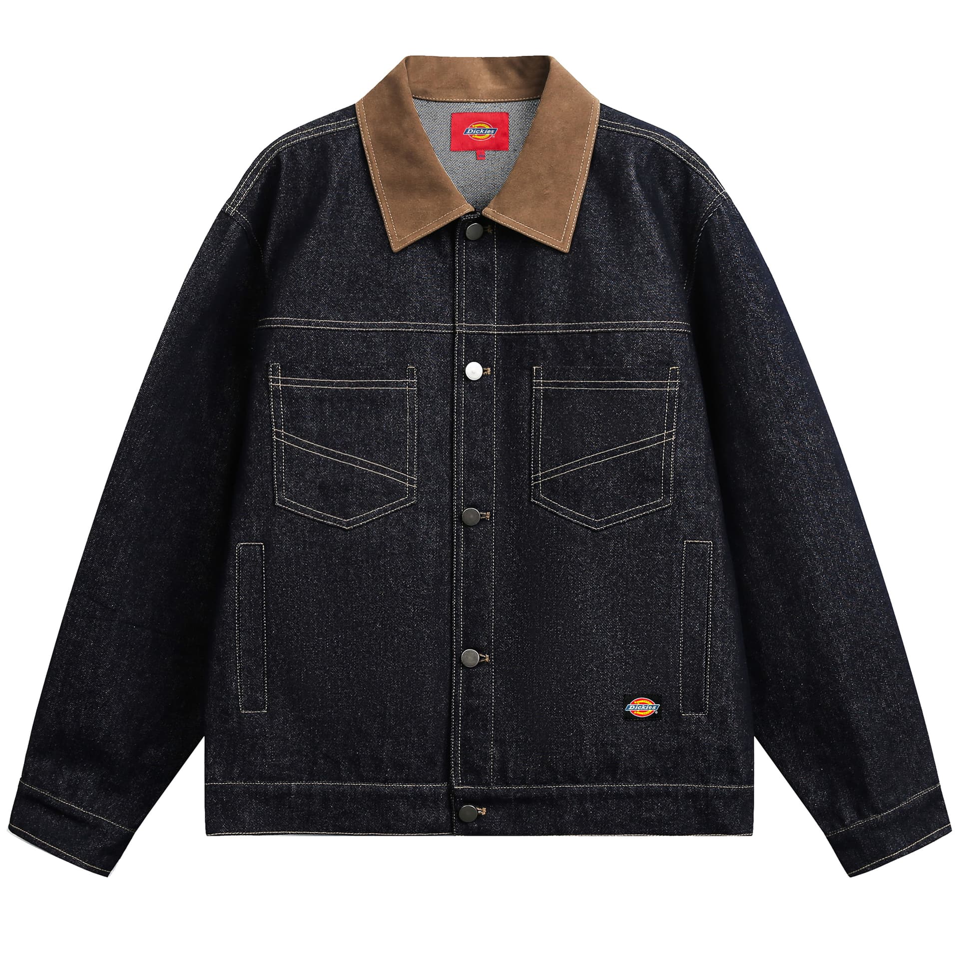 Джинсовая куртка Dickies Джинсовый Синий Унисекс Джинсовые Куртки - изображение 1