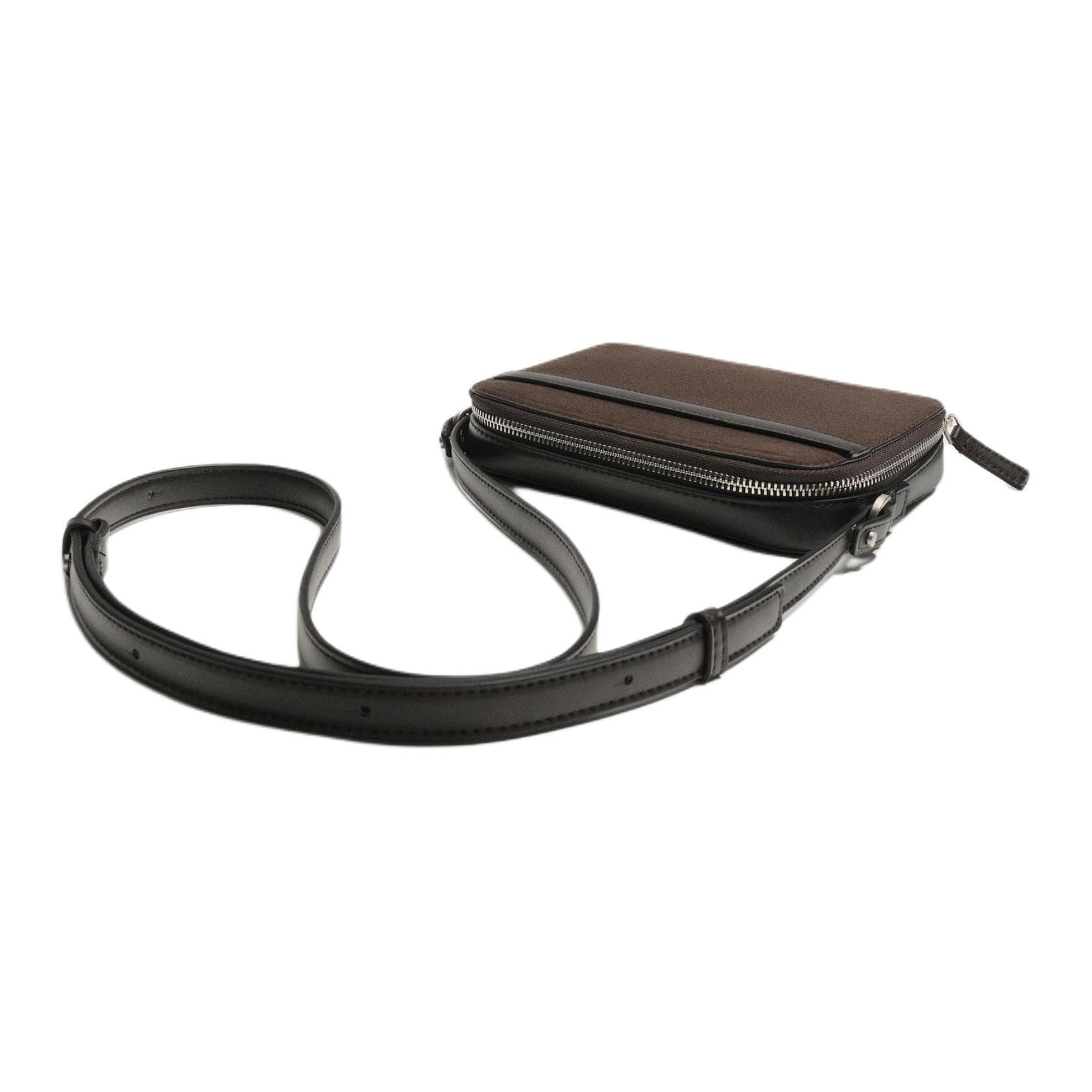 Сумка через плечо ZARA Crossbody Bag Brown Unisex ZARA Сумка через плечо Коричневый Унисекс - изображение 2