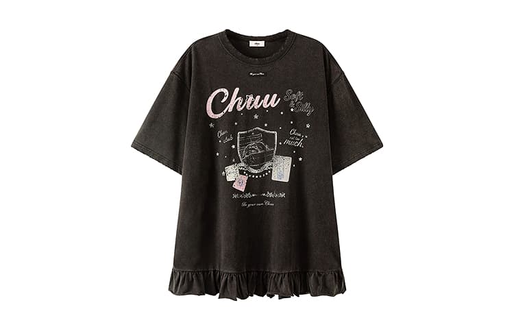 Футболка CHUU Carbon Gray Женские T-рубашки - изображение 1