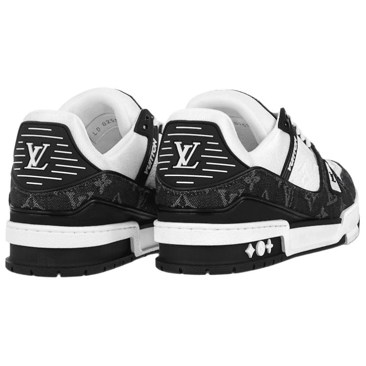Кроссовки Louis Vuitton Trainer Black White - изображение 4