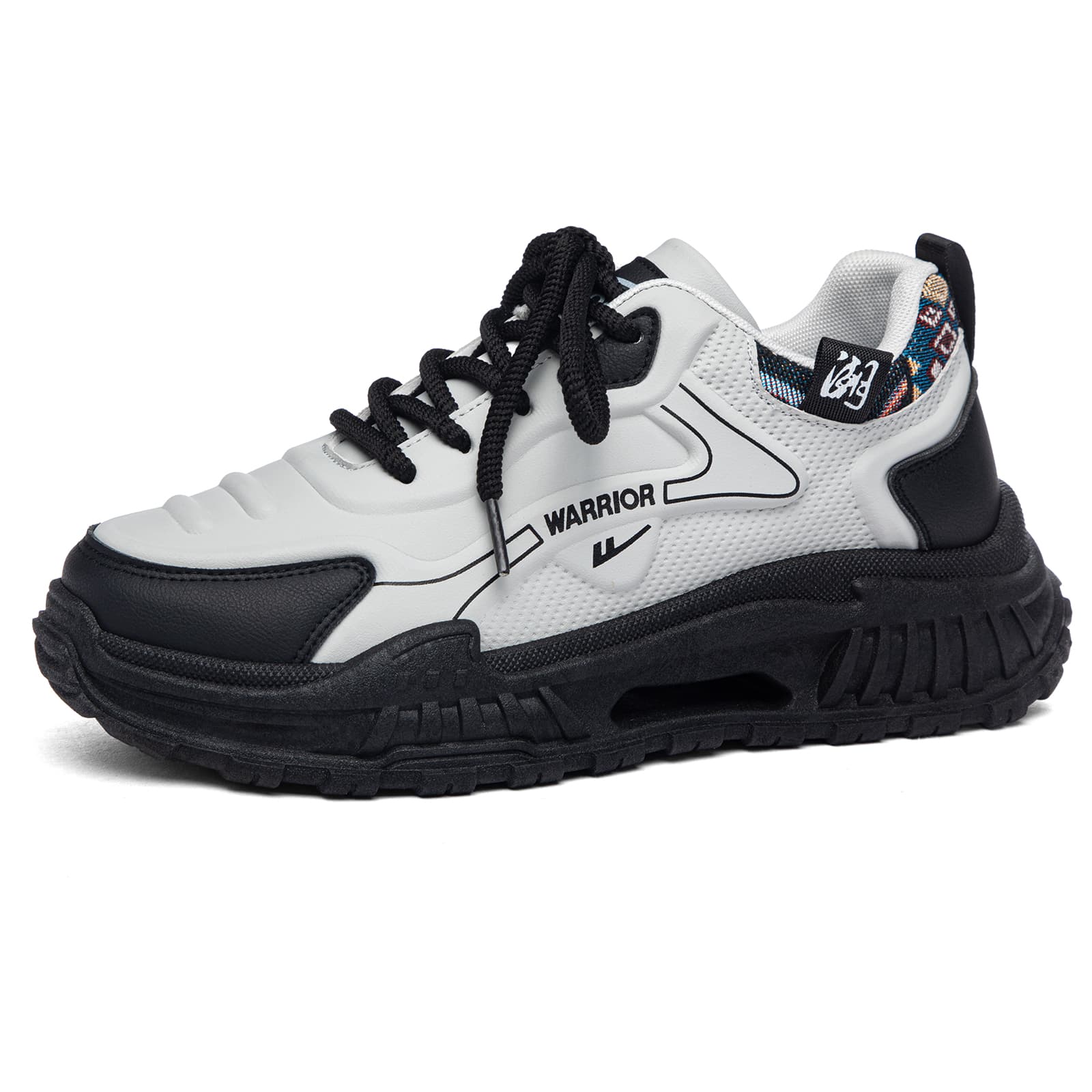 Кроссовки WARRIOR массивные кроссовки Low Top Светло-Серый Черный Мужской - изображение 2