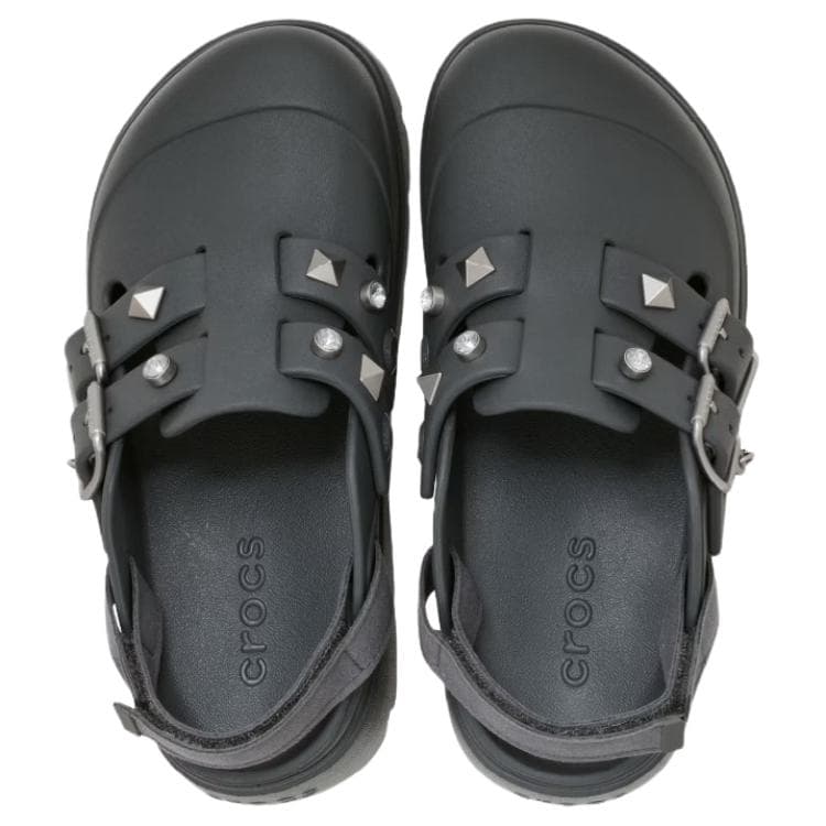 Сандалии Crocs Закрытые тапочки черные женские - изображение 4