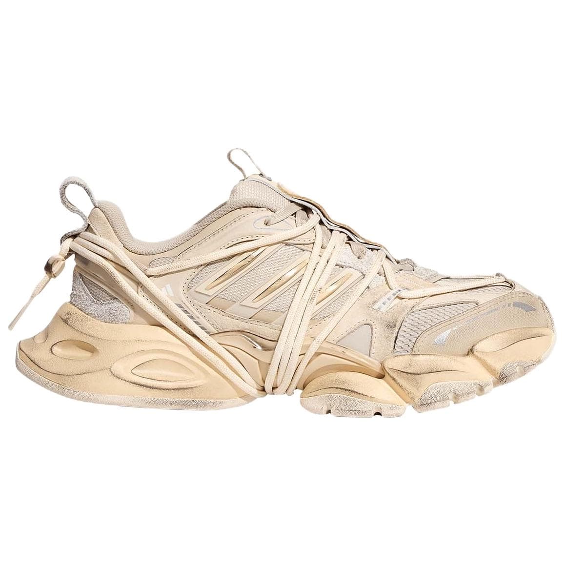 Кроссовки для бега Adidas XLG RUNNER DELUXE 2,0 Беговые кроссовки Low Топ Экрю Женские - изображение 2