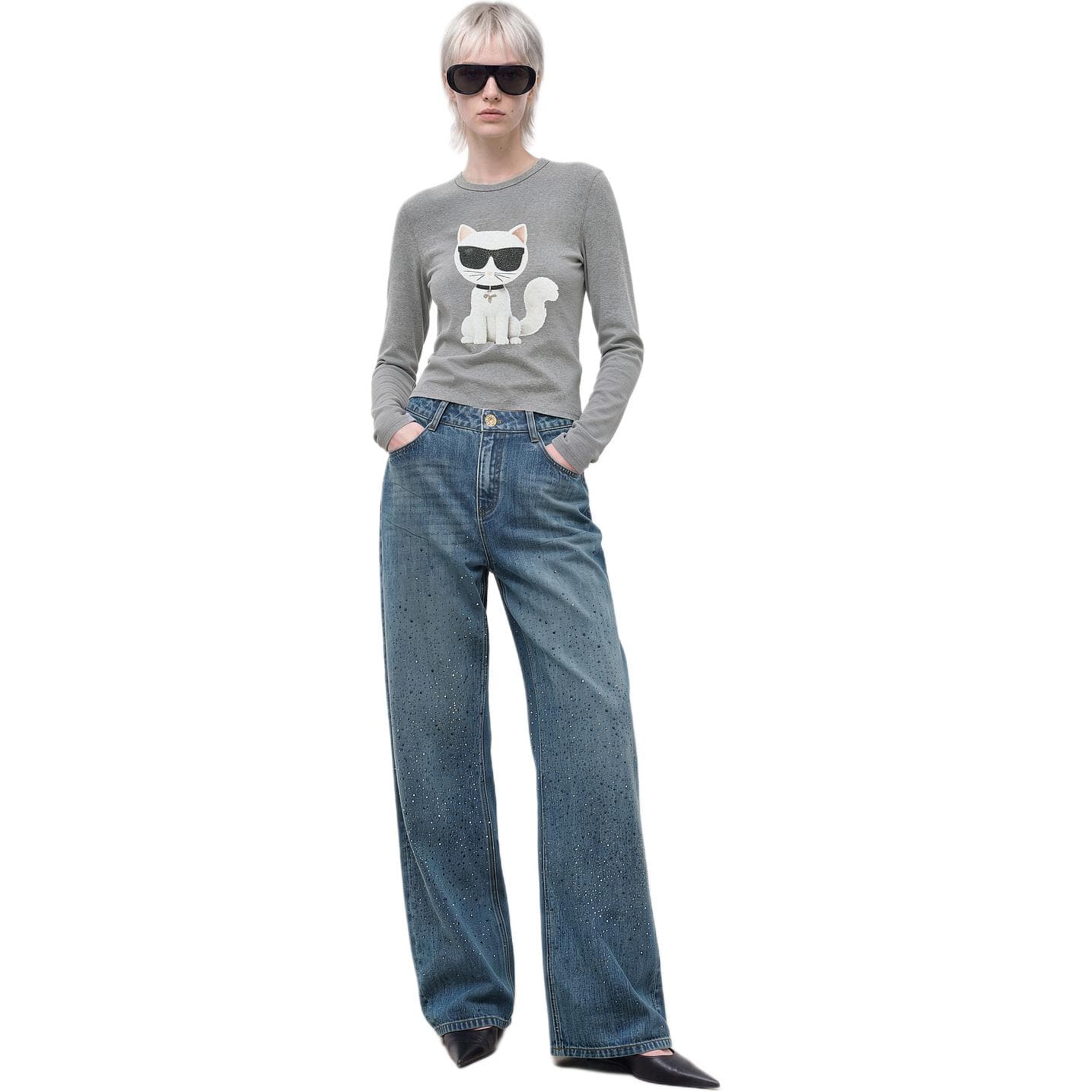 Футболка KARL LAGERFELD Белый Женские T-рубашки - изображение 1