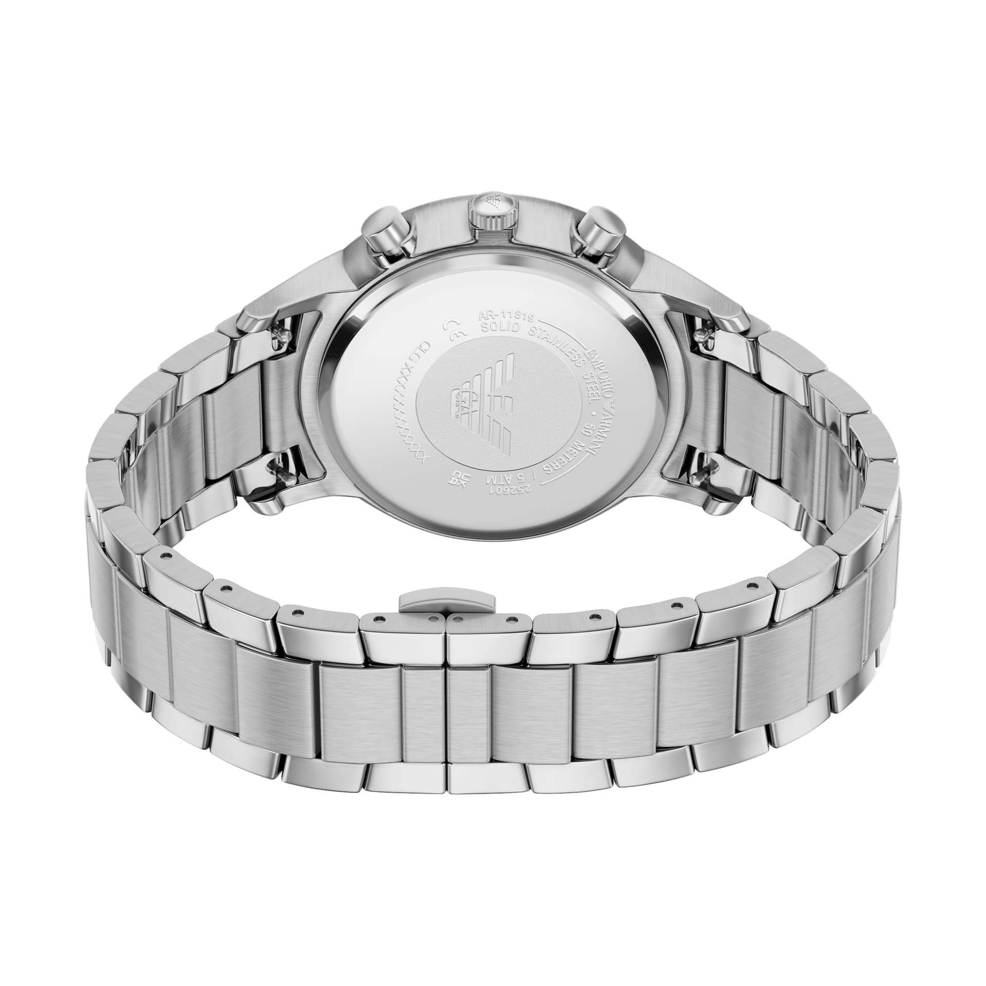 Механические часы EMPORIO ARMANI Кварцевый механизм Мужские часы 43 мм Черный - изображение 4